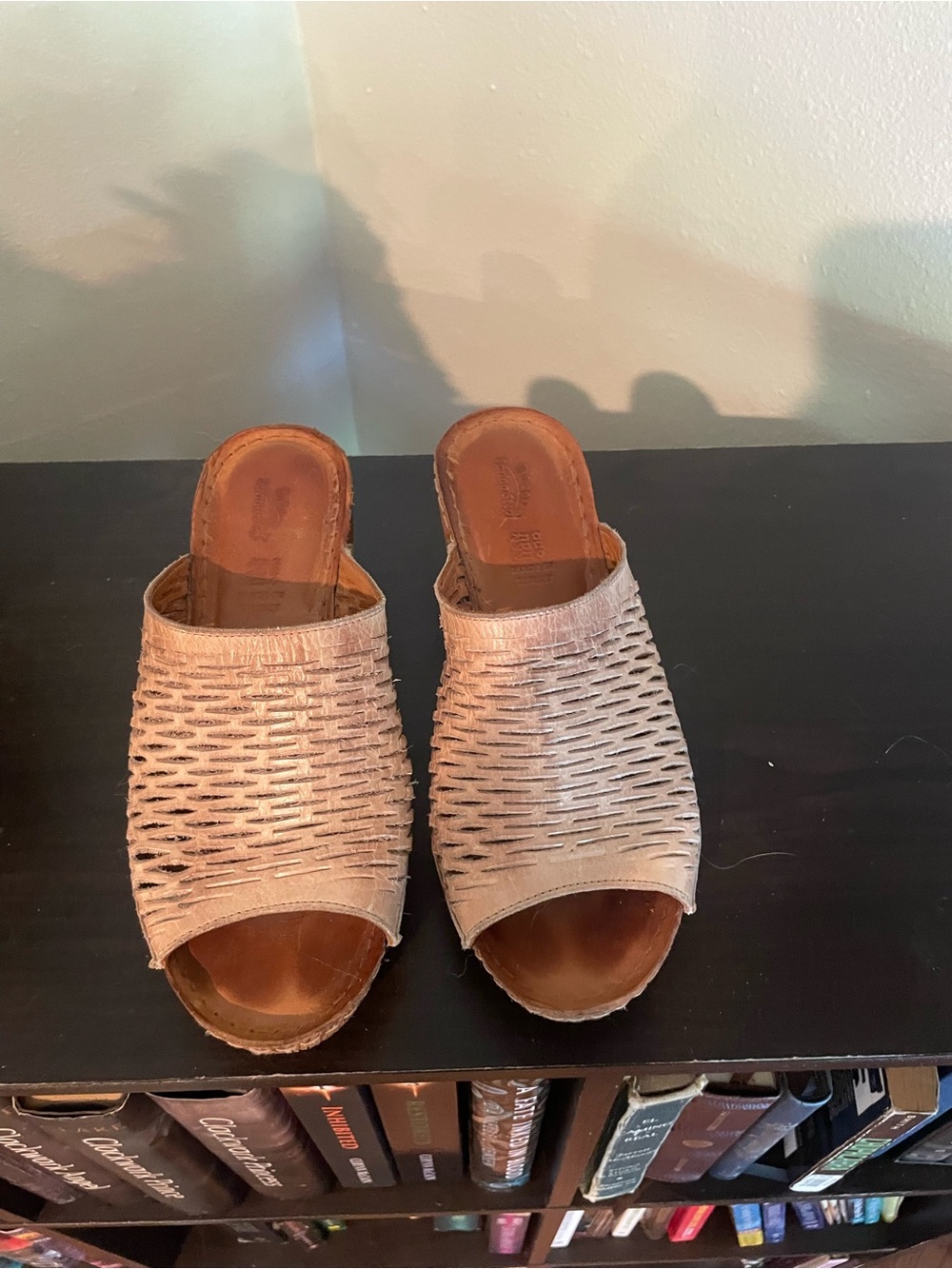 Spring Step Woven Open-Toe Slide -Light Pink - Picture 3 of 5